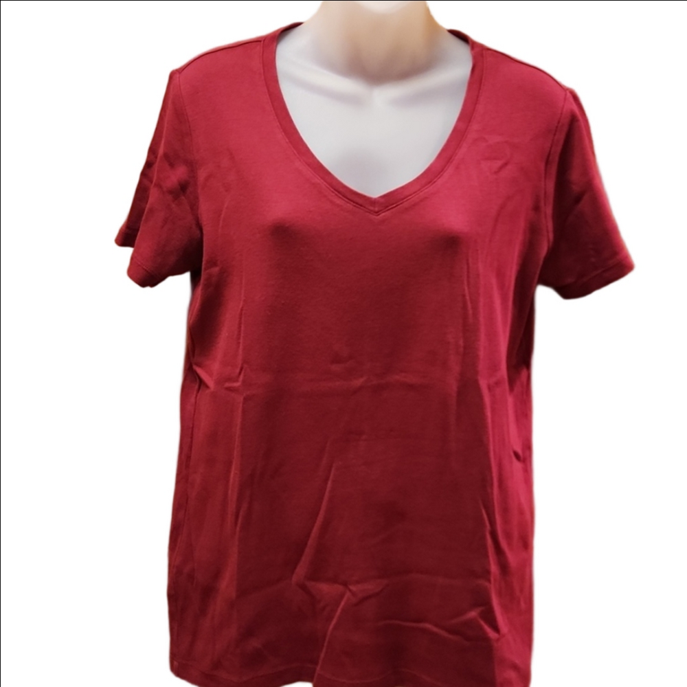 Eddie Bauer V-Neck Top